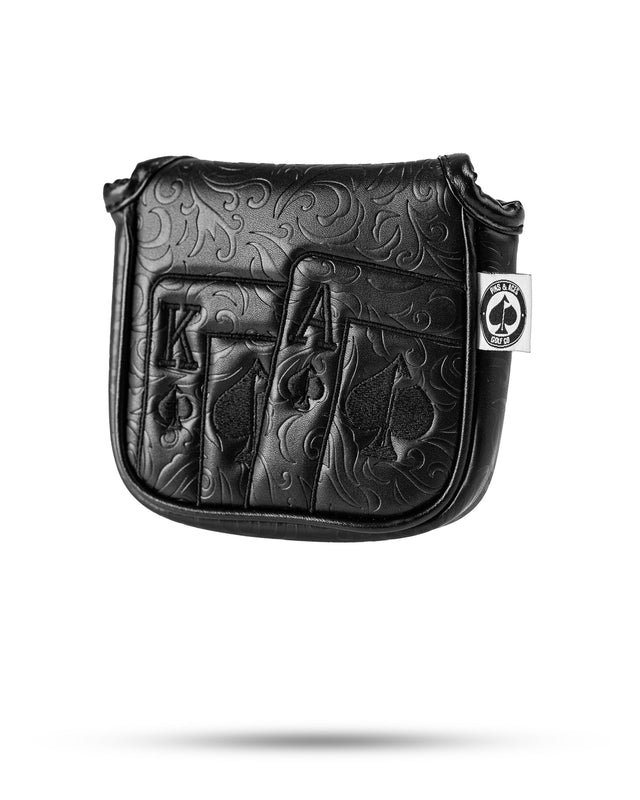 Blackout Ace of Spades - Mallet Putter Cover — view 2