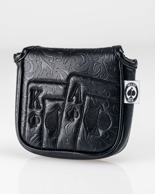 Blackout Ace of Spades - Mallet Putter Cover — view 7