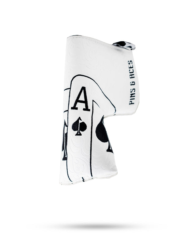 White Out Ace of Spades - Blade Putter Cover — view 2