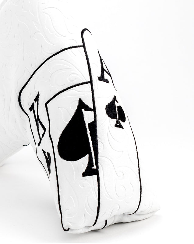 White Out Ace of Spades - Blade Putter Cover — view 3