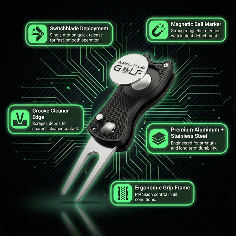 Foldable Metal Divot Tool — view 12