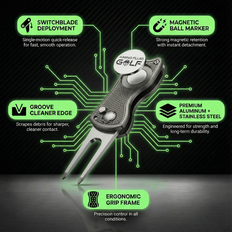 Foldable Metal Divot Tool — view 13