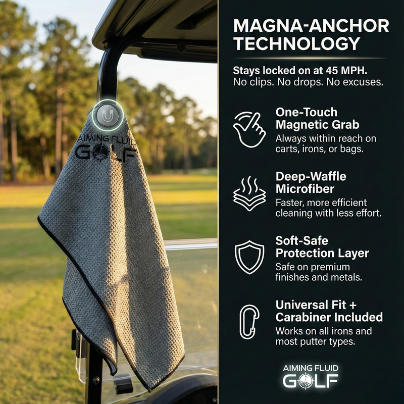 Magna-Anchor™ Magnetic Golf Towel – The 40 (16×40) — view 6