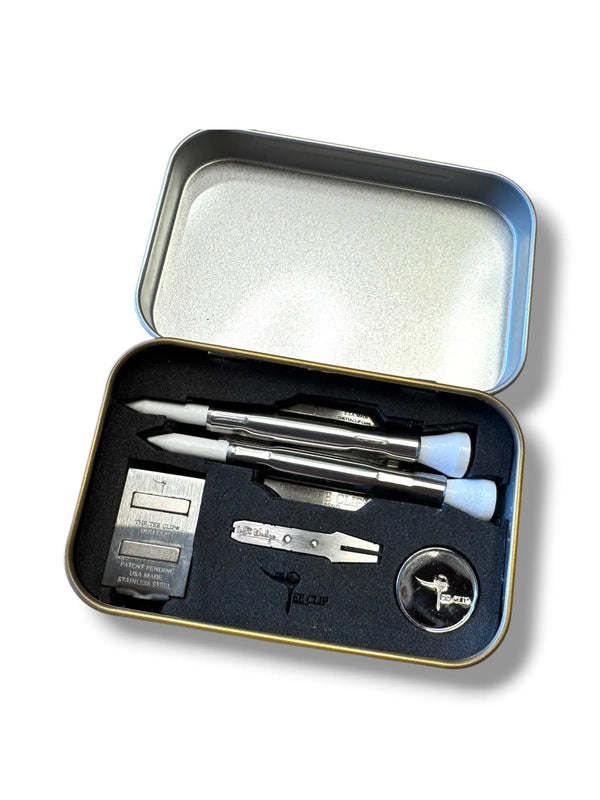The Tee Clip® V.V (V.5) Premium Kit | 304 Stainless Steel Magnetic Golf Multi-Tool | Dual Tee Holder, Removable Divot Tool, Ball Marker | Duo Clip™ Dual Magnet Hat Clip | USA Made | Patent Pending — view 16