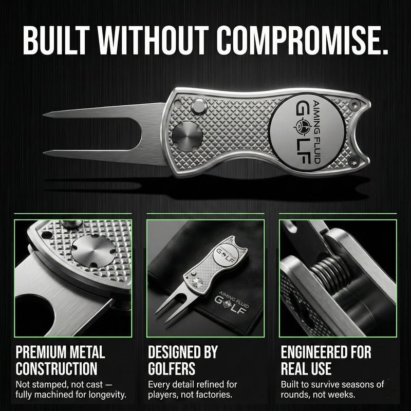 Foldable Metal Divot Tool — view 3