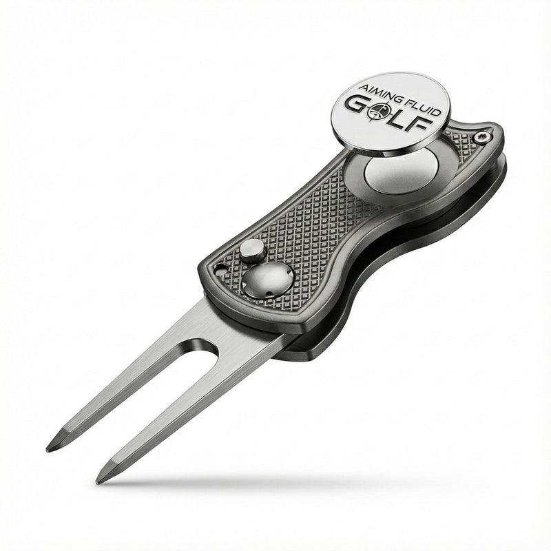 Foldable Metal Divot Tool — view 1