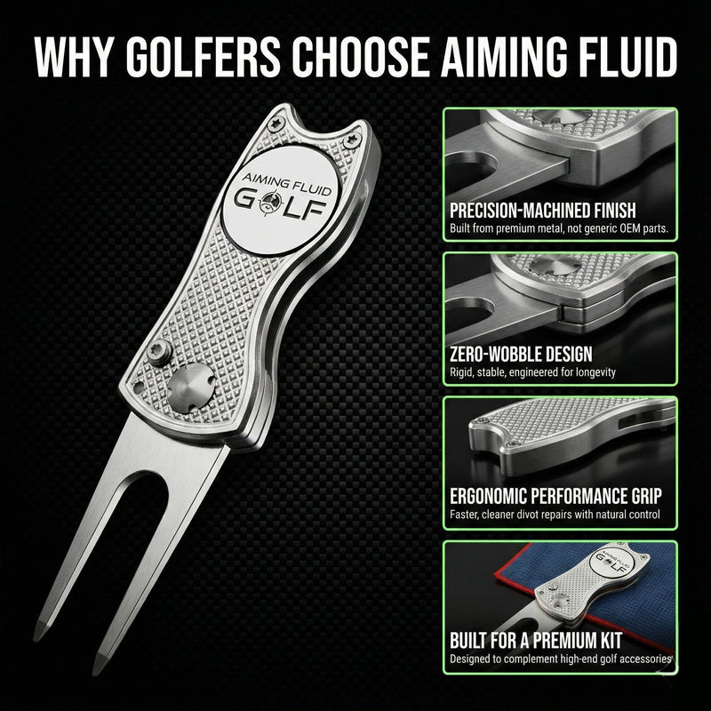 Foldable Metal Divot Tool — view 4