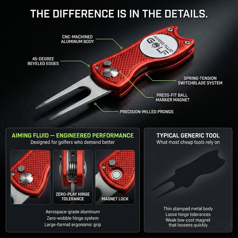 Foldable Metal Divot Tool — view 6