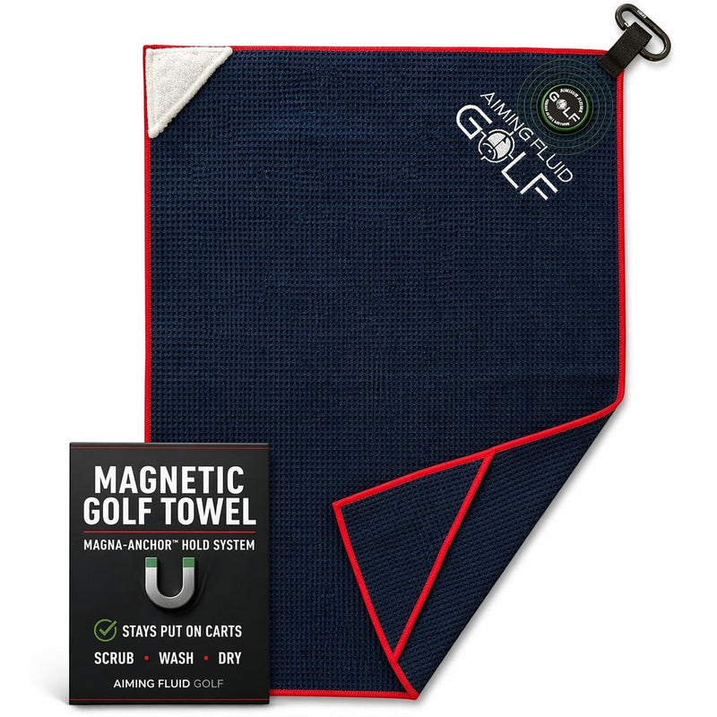 Magna-Anchor™ Magnetic Golf Towel – Stubby (16×24) — view 1