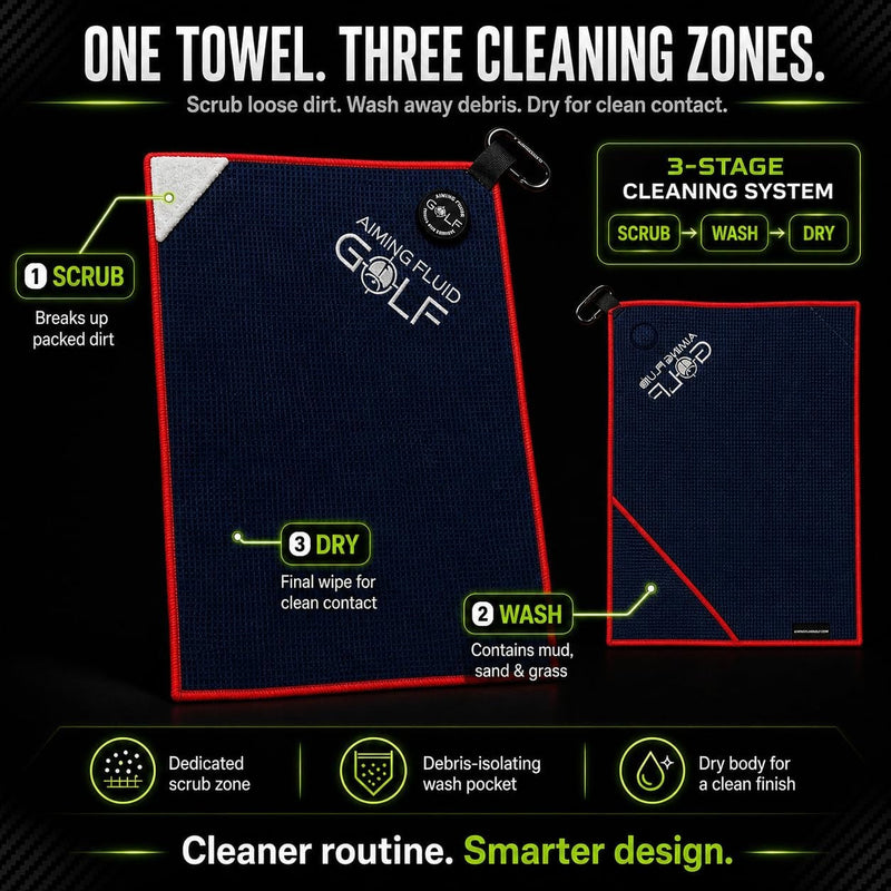 Magna-Anchor™ Magnetic Golf Towel – Stubby (16×24) — view 8