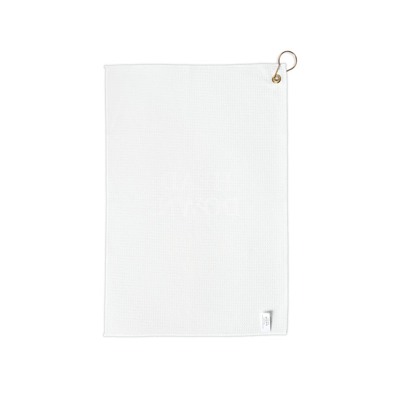 Head Down. Eyes Up. Golf towel — view 2