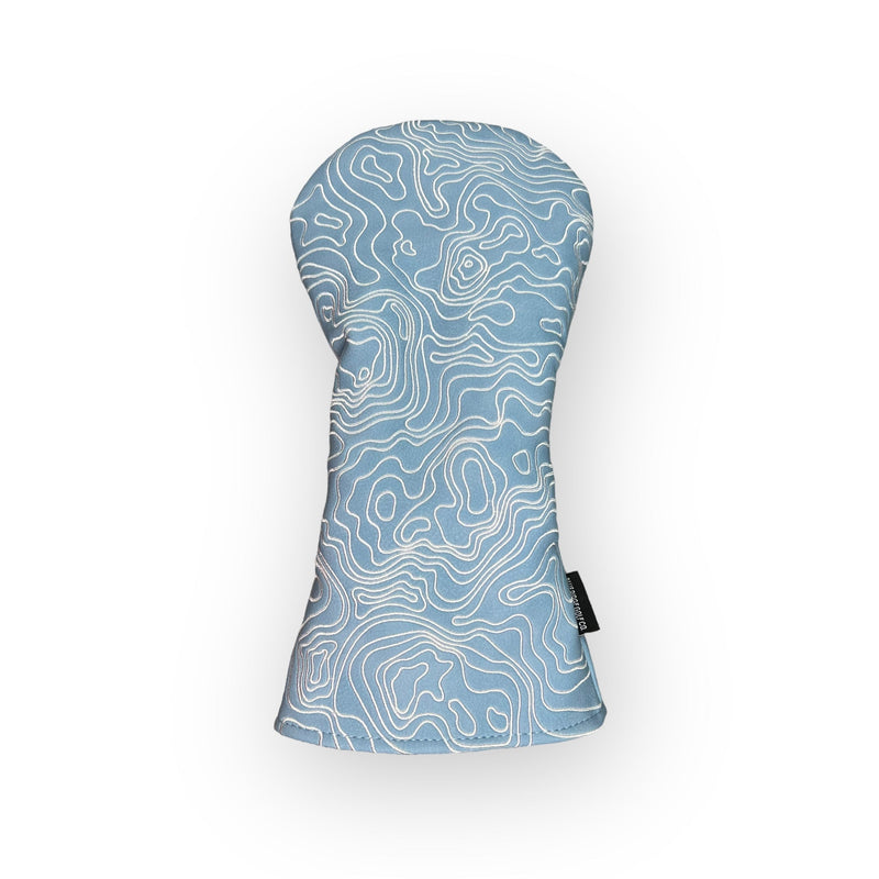 Topographic Edition - Carolina Blue / Embroidered Pure White — view 3