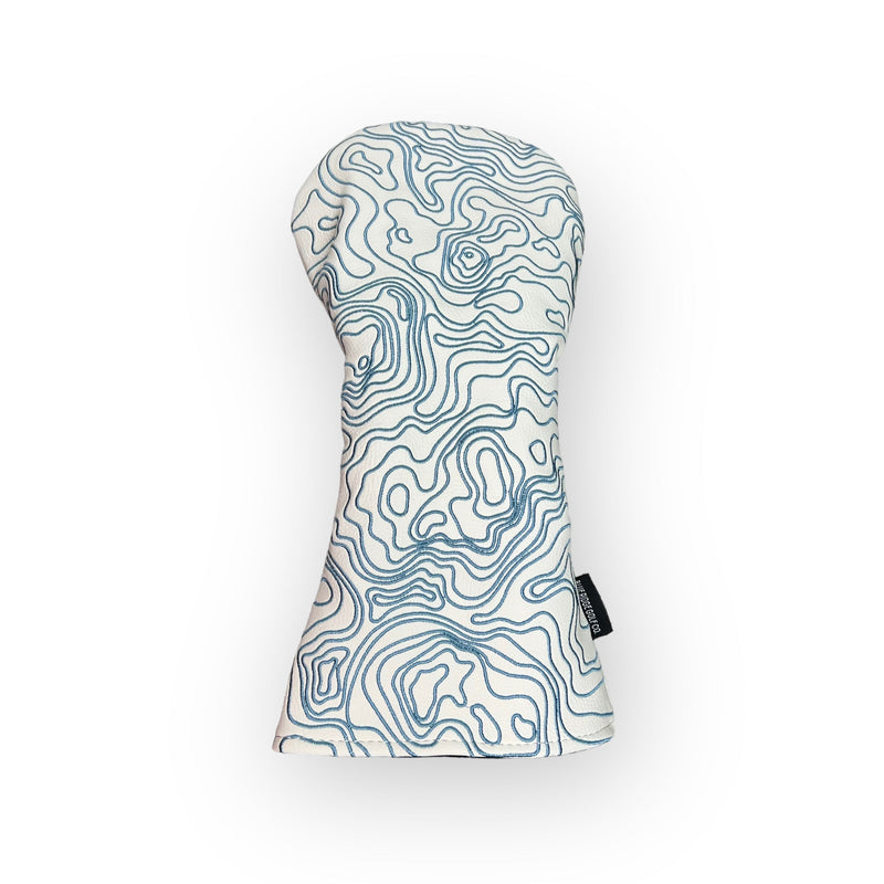 Topographic Edition - Pure White / Embroidered Carolina Blue — view 3