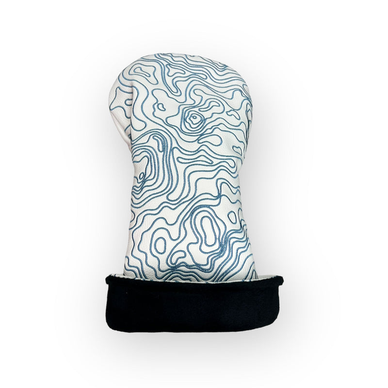 Topographic Edition - Pure White / Embroidered Carolina Blue — view 5