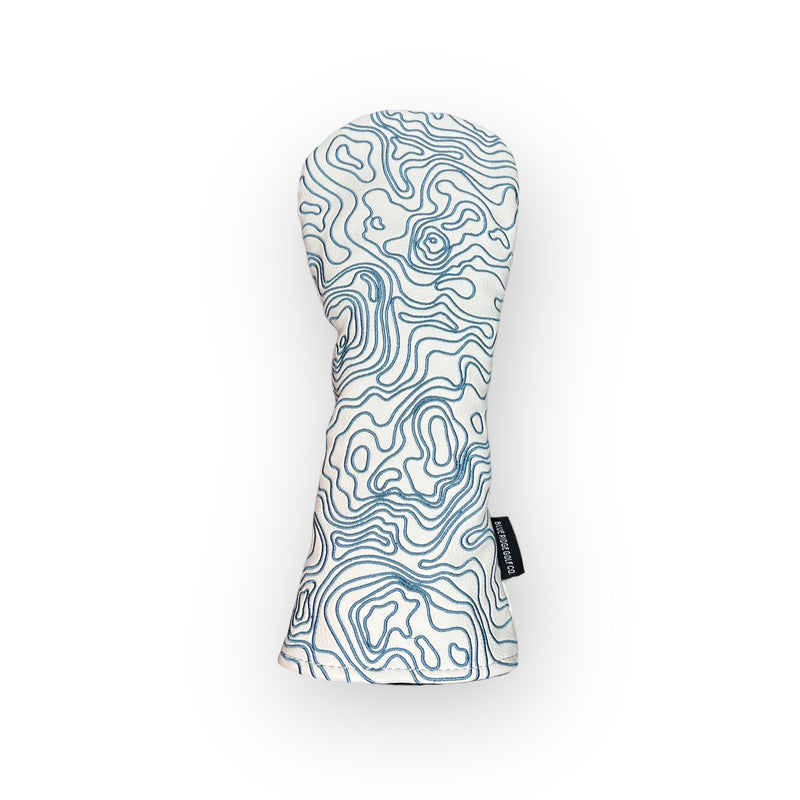 Topographic Edition - Pure White / Embroidered Carolina Blue — view 6