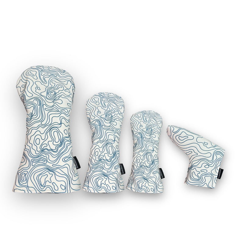 Topographic Edition - Pure White / Embroidered Carolina Blue — view 18