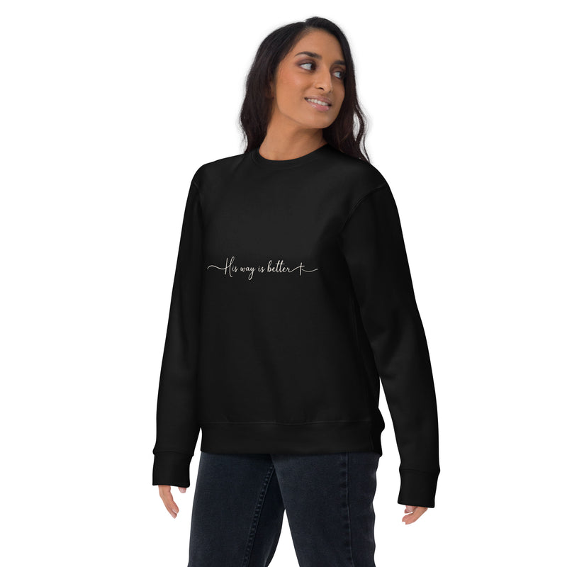 His Way Is Better Sweatshirt - Dark Colors — view 8
