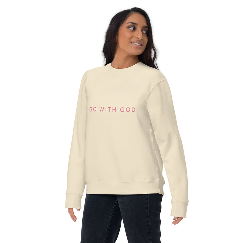 Jesus Is King Sweatshirt- Pink Lettering — view 16