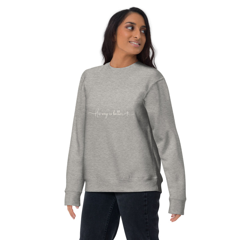 His Way Is Better Sweatshirt - Dark Colors — view 9