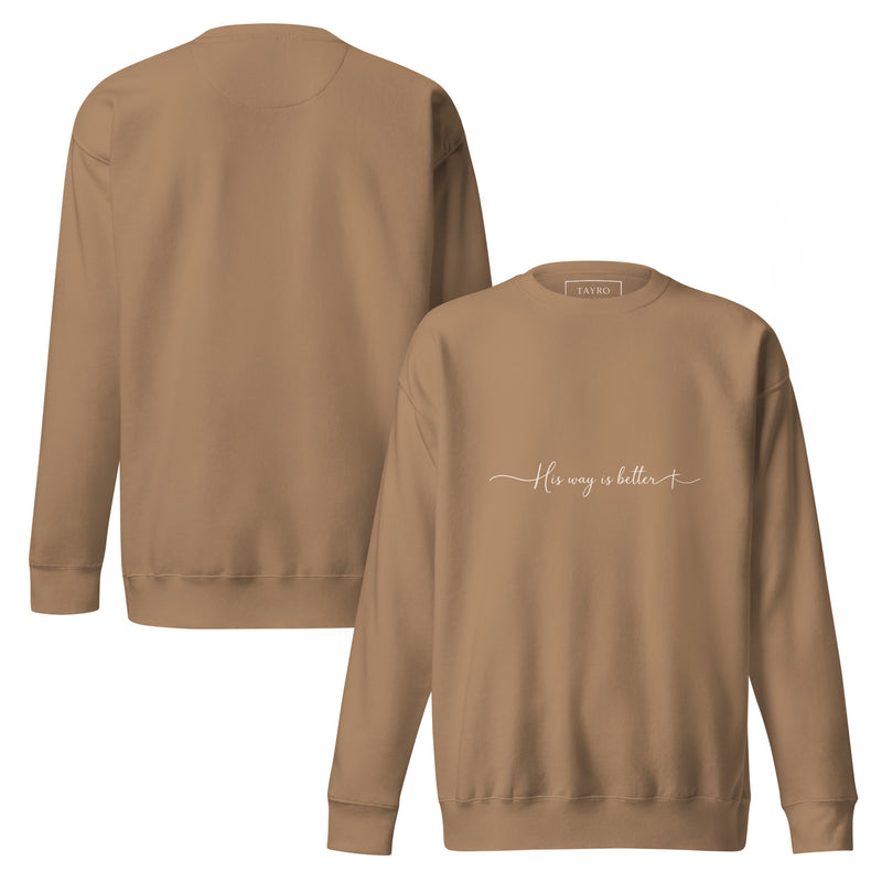His Way Is Better Sweatshirt - Dark Colors — view 5