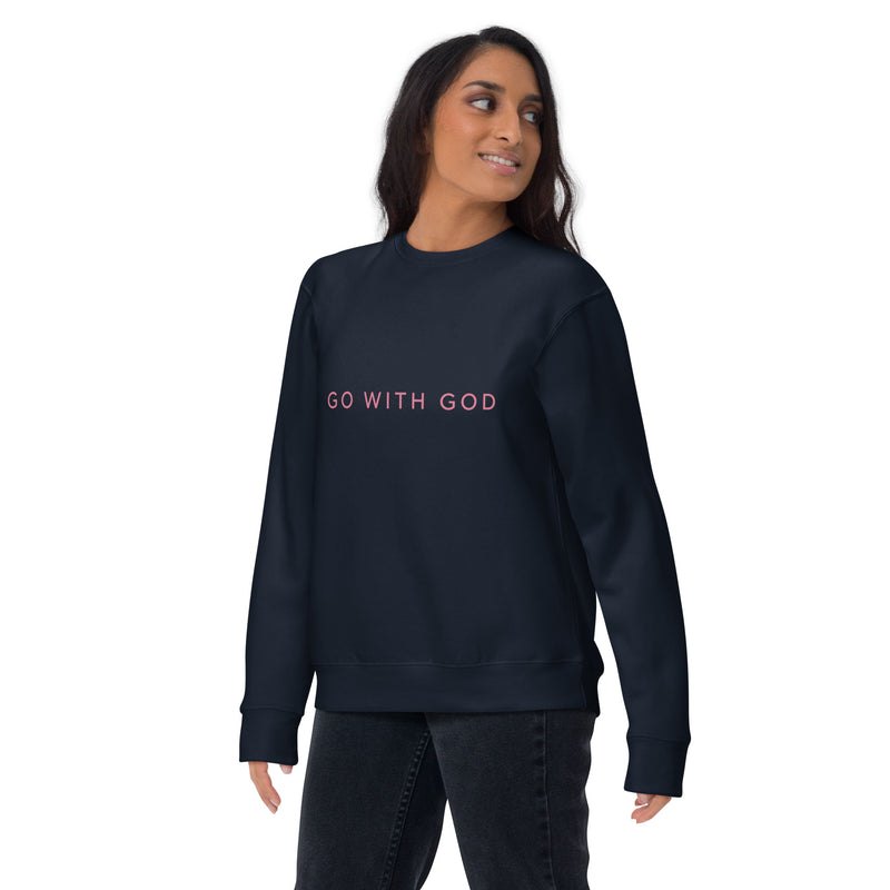 Jesus Is King Sweatshirt- Pink Lettering — view 26